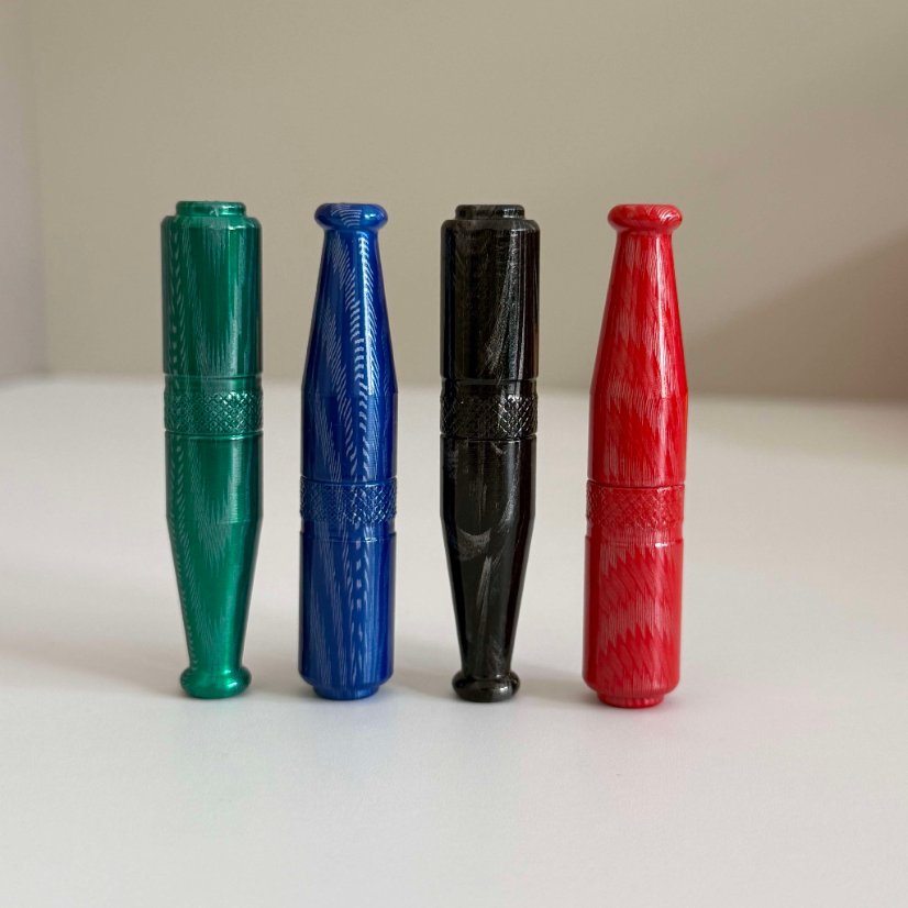 Novelty Storage Tubes Hydro‑Transfer Wood‑Grain Aluminum Baseball‑Bat Storage Tube