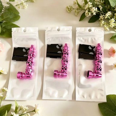 Novelty Storage Tubes Skull‑Shaped Punk Portable Tube