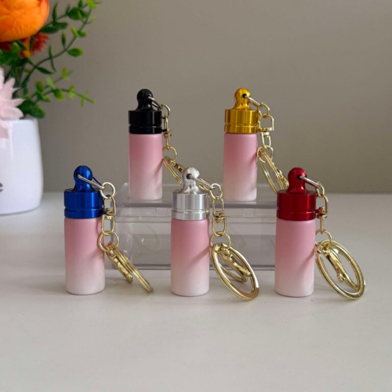 Keychain Storage Pocket Secret Mini Bottle Keychain