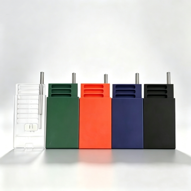 Slide-Case Storage Minimalist Solid‑Color Sliding Storage Box