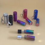 Keychain Storage Multi‑Color Metal Portable Storage Pendant