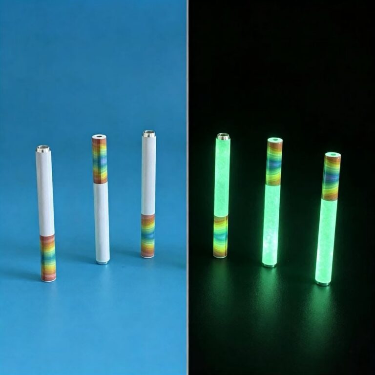 Glow-in-the-Dark Fidgets Iridescent Glow‑in‑the‑Dark Tube
